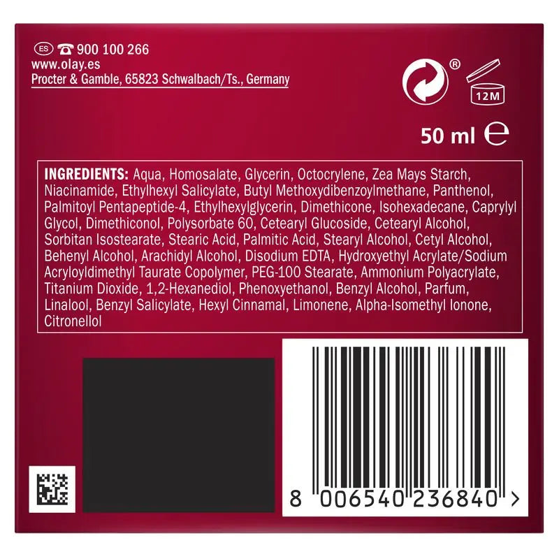 Olay Regenerist 3 Bereiche Tagescreme Spf30 50Ml