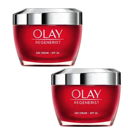 Olay Regenerist 3 Bereiche Tagescreme Spf30, Packung 2 x 50Ml