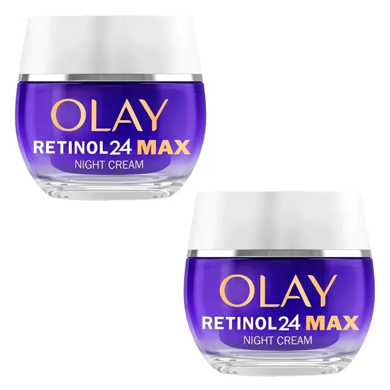 Olay Retinol Max Nachtcreme, Packung 2 x 50 ml