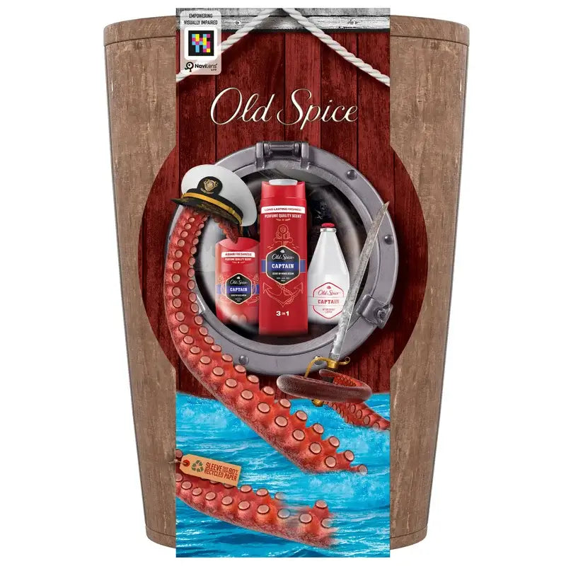 Old Spice Captain Barrel Geschenkset mit Duschgel