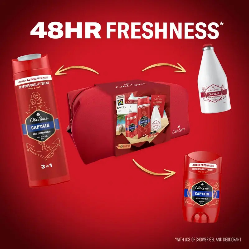 Old Spice Captain Traveller Geschenkset mit Duschgel