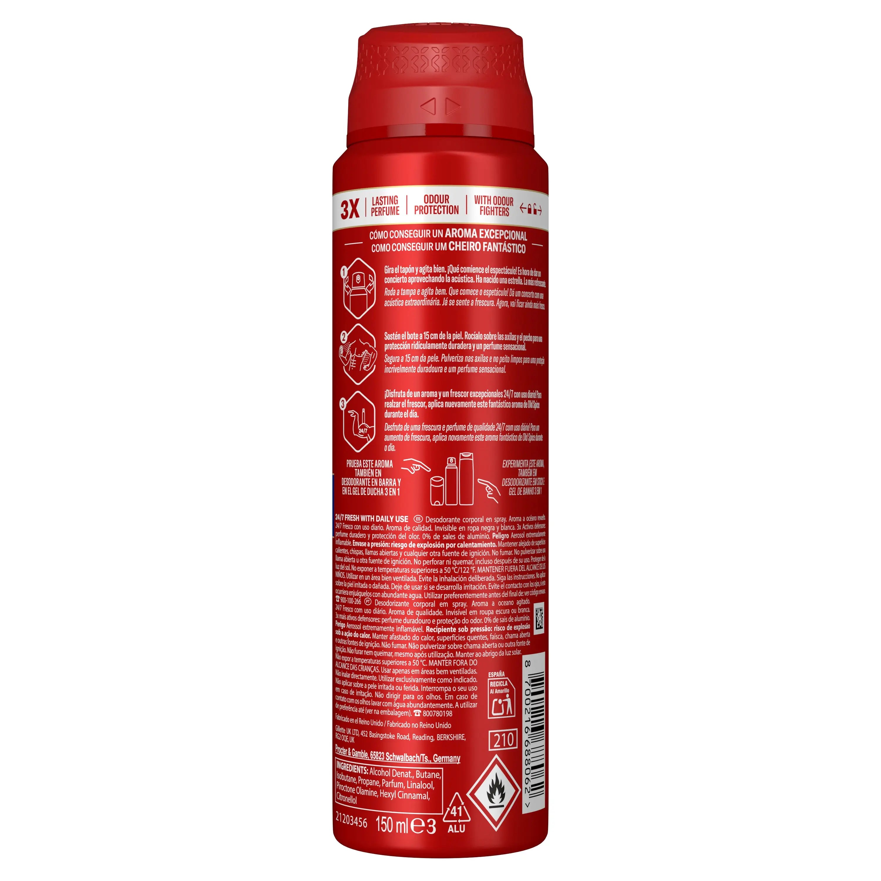 DEO Spray Kapitän 150ml
