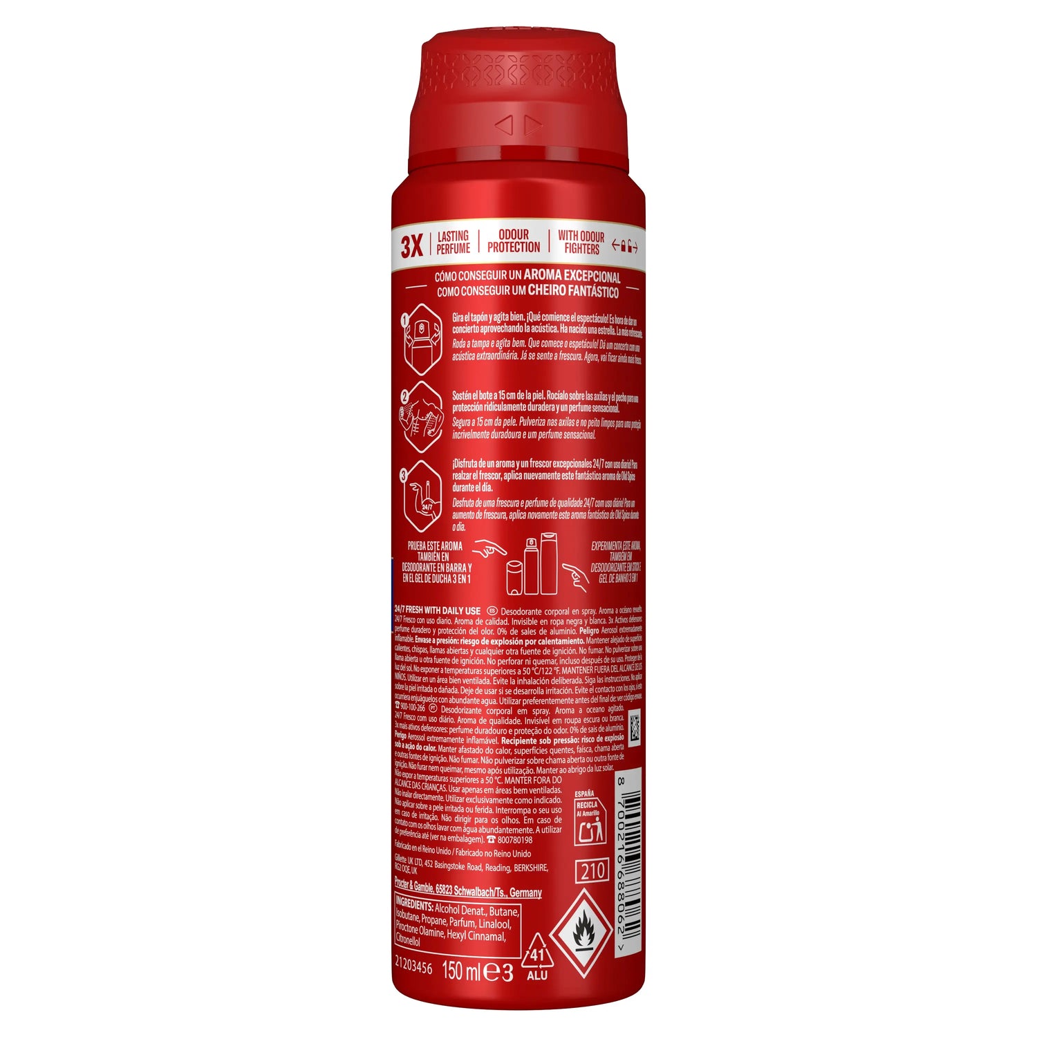 DEO Spray Kapitän 150ml