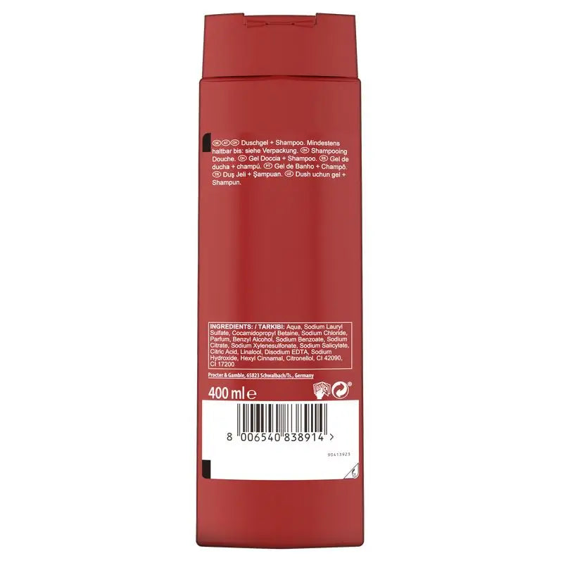 Old Spice Captain 2 In 1 Duschgel & Shampoo 400Ml