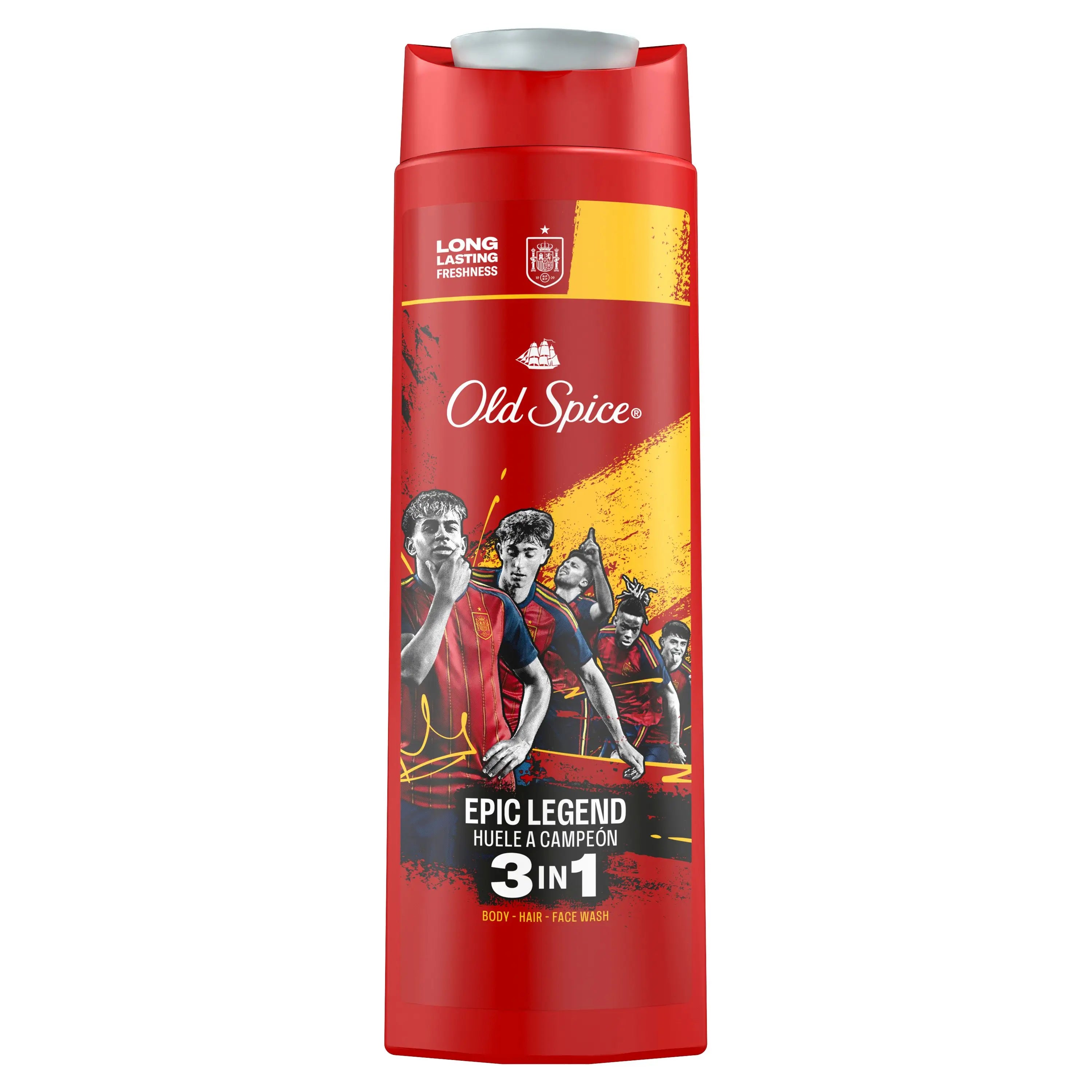 Old Spice Old Spice 3-in-1-Duschgel, limitierte Auflage „Spanische Auswahl“, 400 ml