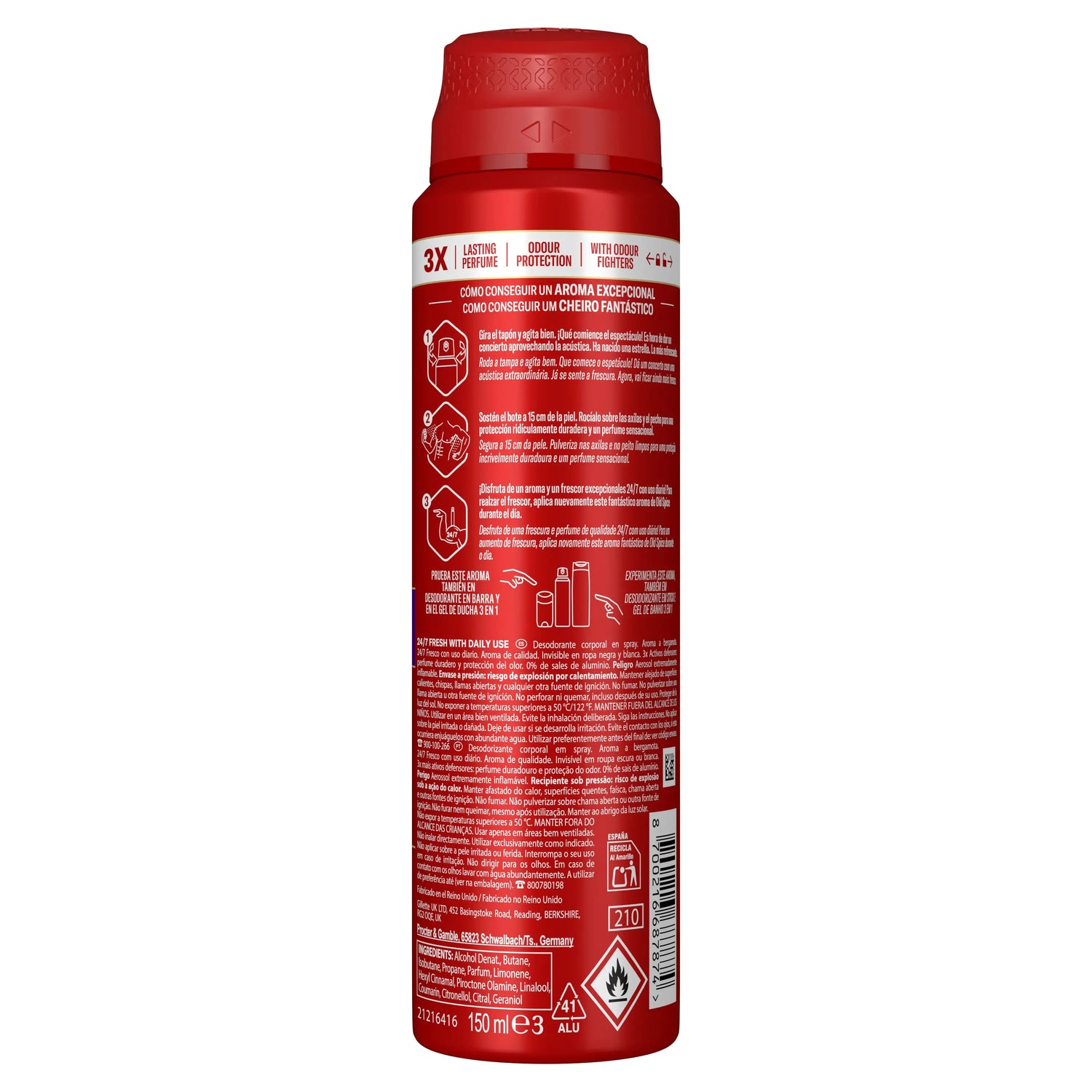 Old Spice Old Spice Rockstar Deodorant-Spray, 150 ml