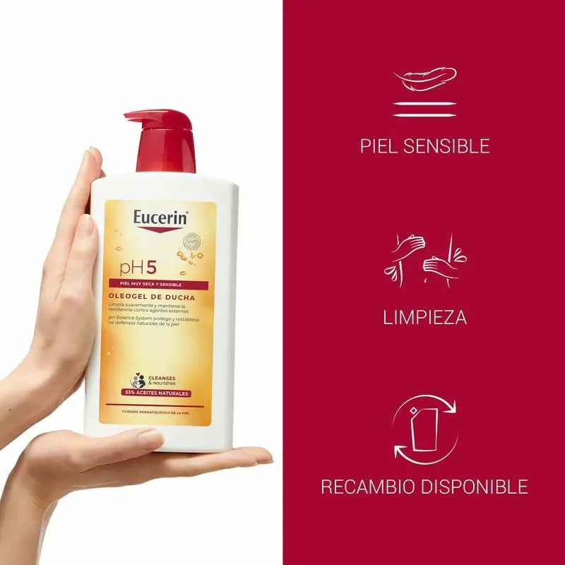 Eucerin Ph5 Duschöl Duschgel, 1000 ml