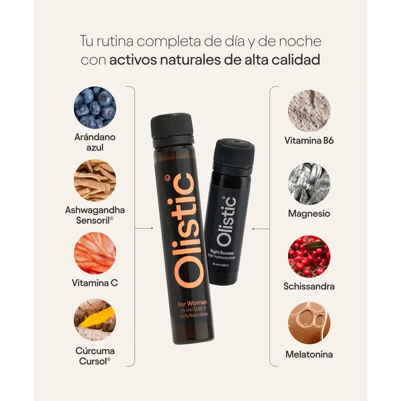 Olistic Night Booster + Olistic für Frauen, 28 Dosen à 25 ml