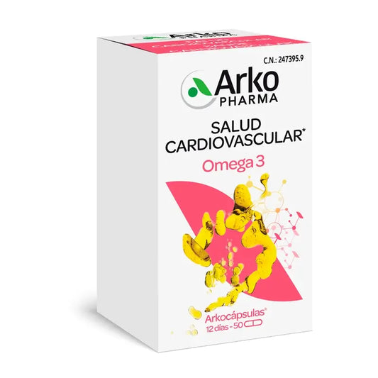 Arkopharma Arkocápsulas Omega 3, 50 Kapseln