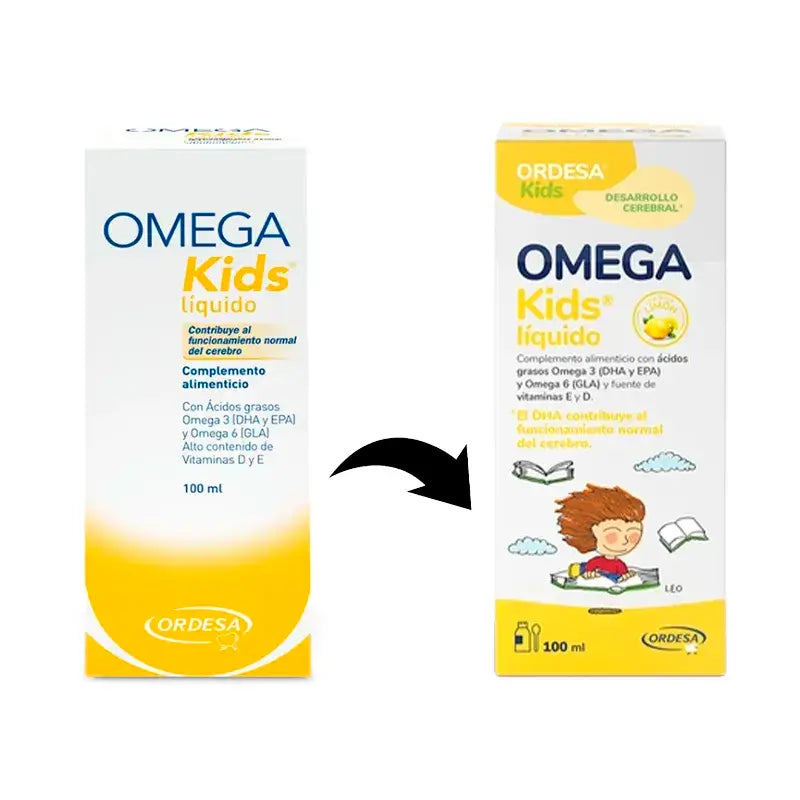 Omegakids Emulsion mit Zitronengeschmack, 100 ml
