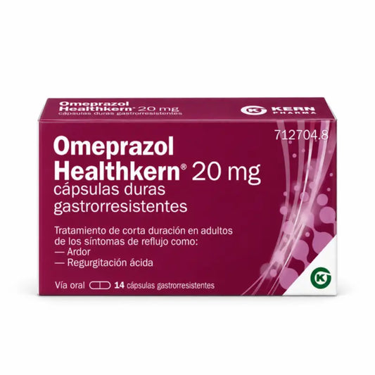 Omeprazol Healthkern 20 mg Blisterpackung, 14 magensaftresistente Kapseln