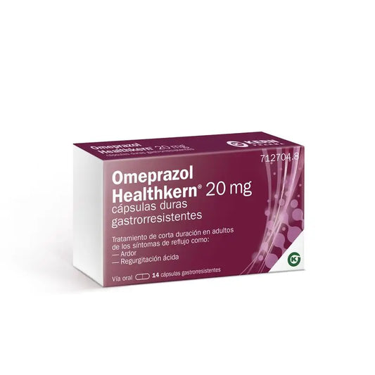 Omeprazol Healthkern 20 mg Blisterpackung, 14 magensaftresistente Kapseln