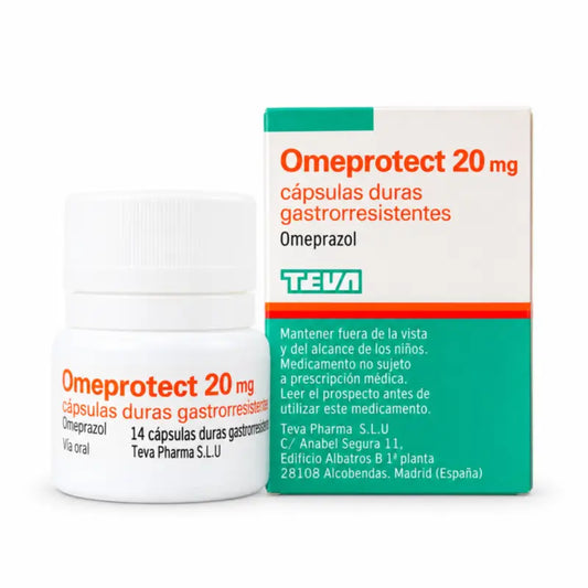 Omeprotect 20 mg Flasche, 14 magensaftresistente Kapseln