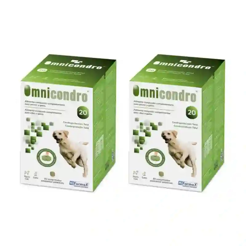 Omnicondro 20 Chondroprotector für Hunde, 2X60 Tabletten