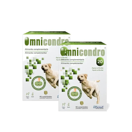 Omnicondro 20 Chondroprotector für Hunde, 2X60 Tabletten