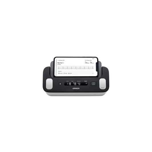 Omron Komplettes Oberarm-Blutdruckmessgerät und Elektrokardiogramm-Blutdruckmessgerät