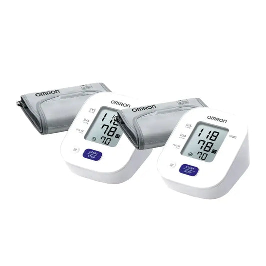 Omron Blutdruckmessgerät für den Oberarm M2 Basic, 2er-Pack
