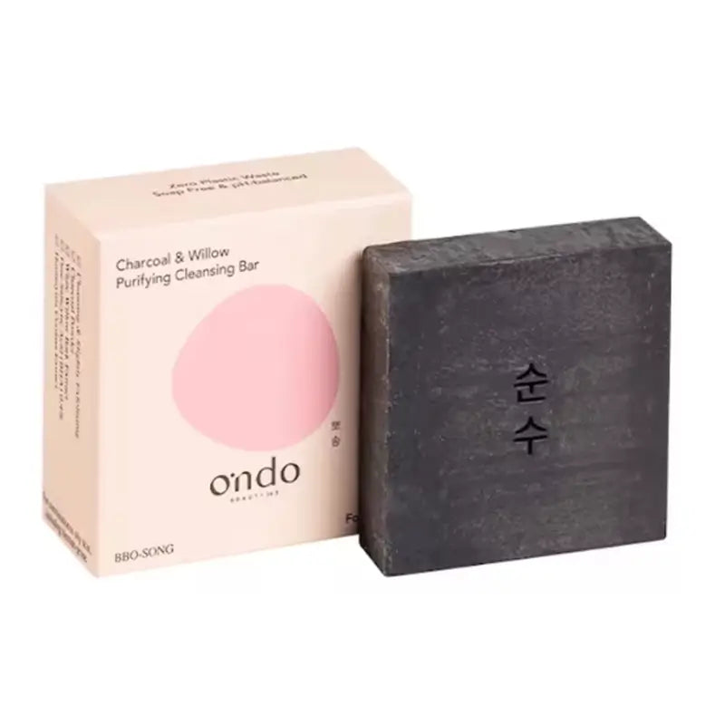 Ondo Beauty 36.5 Holzkohle & Weide Reinigender Reinigungsriegel, 70 gr