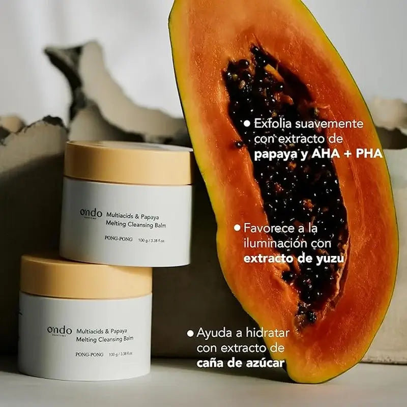 Ondo Beauty 36.5 Multiacids & Papaya-Reinigungsbalsam, 100 gr