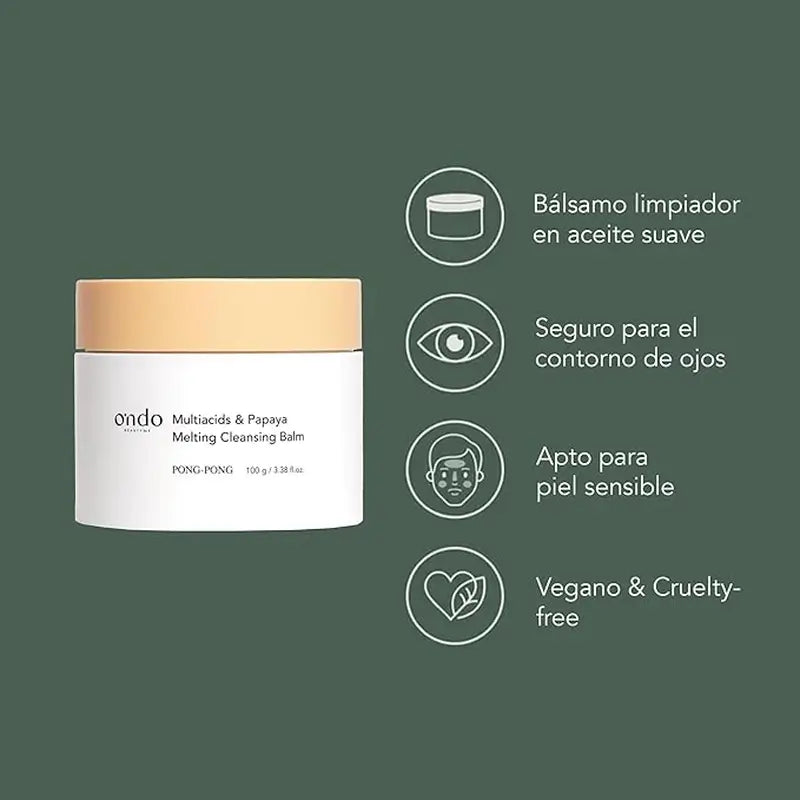 Ondo Beauty 36.5 Multiacids & Papaya-Reinigungsbalsam, 100 gr