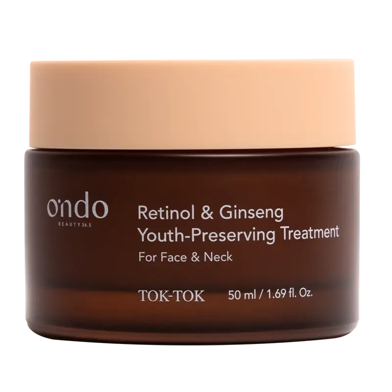 Ondo Beauty 36.5 Retinol & Ginseng Jugend bewahrende Behandlung, 50 ml
