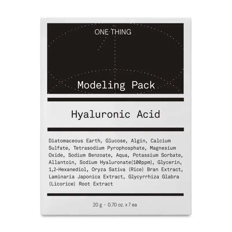 One Thing Hyaluronsäure Modellierpackung , 20 g
