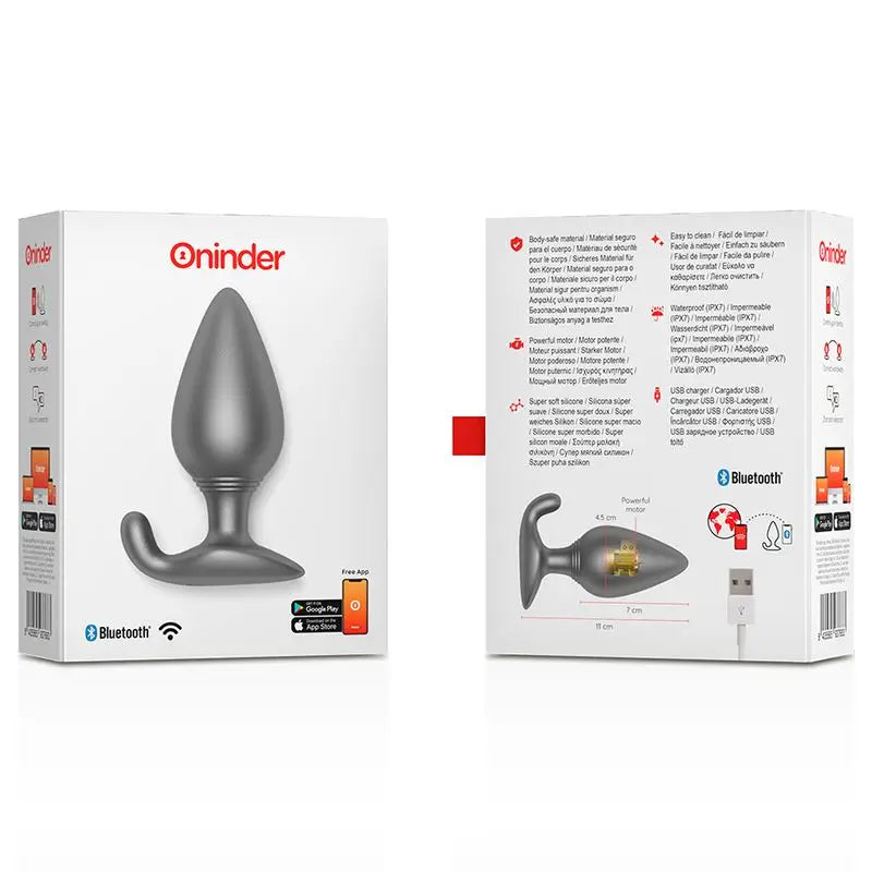 Oninder Black Vibrating Anal Plug - Kostenlose App