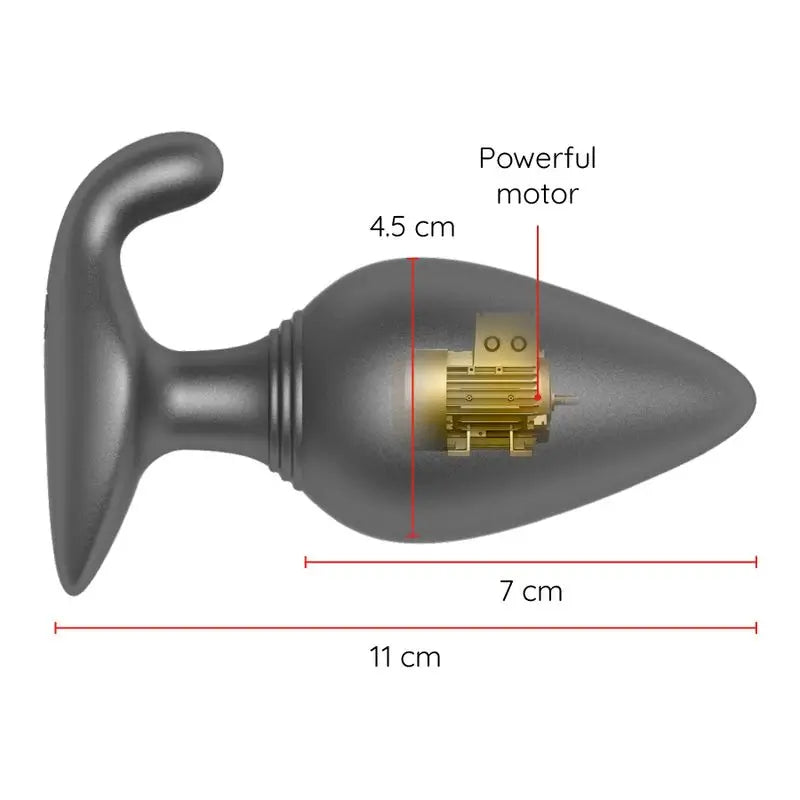 Oninder Black Vibrating Anal Plug - Kostenlose App