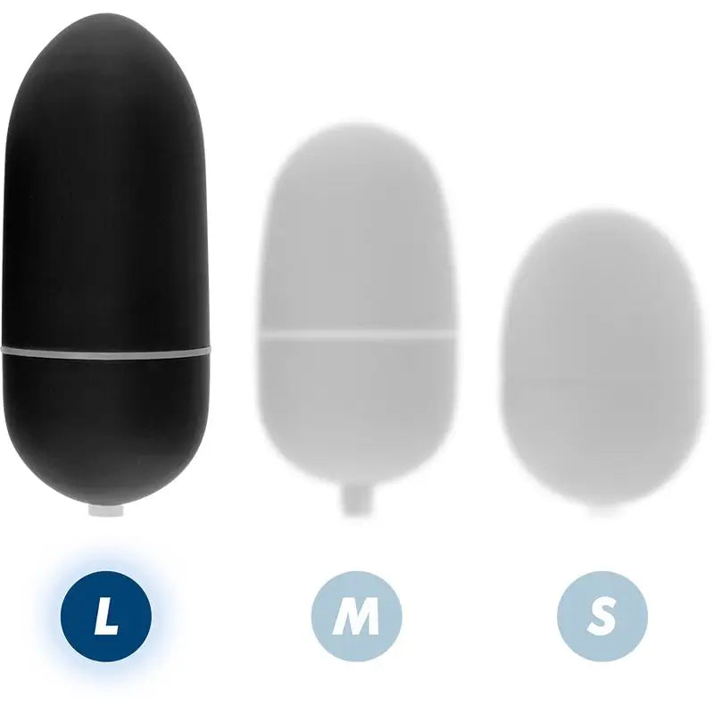 Online-Fernbedienung Vibrating Egg L - Schwarz