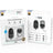 Online-Fernbedienung Vibrating Egg M - Schwarz