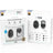 Online-Fernbedienung Vibrating Egg S - Schwarz