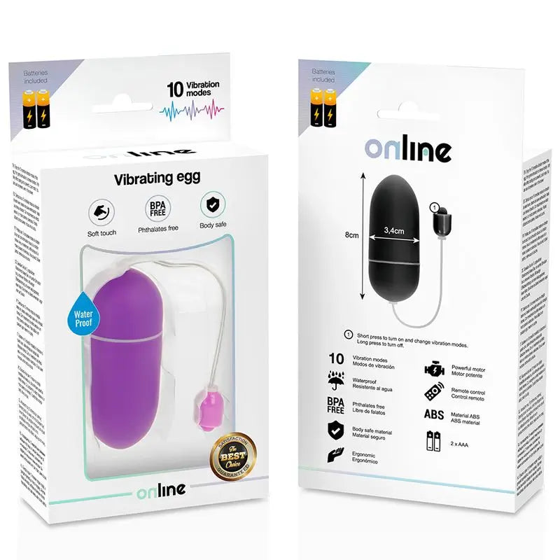 Online Wasserdichtes Vibrationsei - Flieder