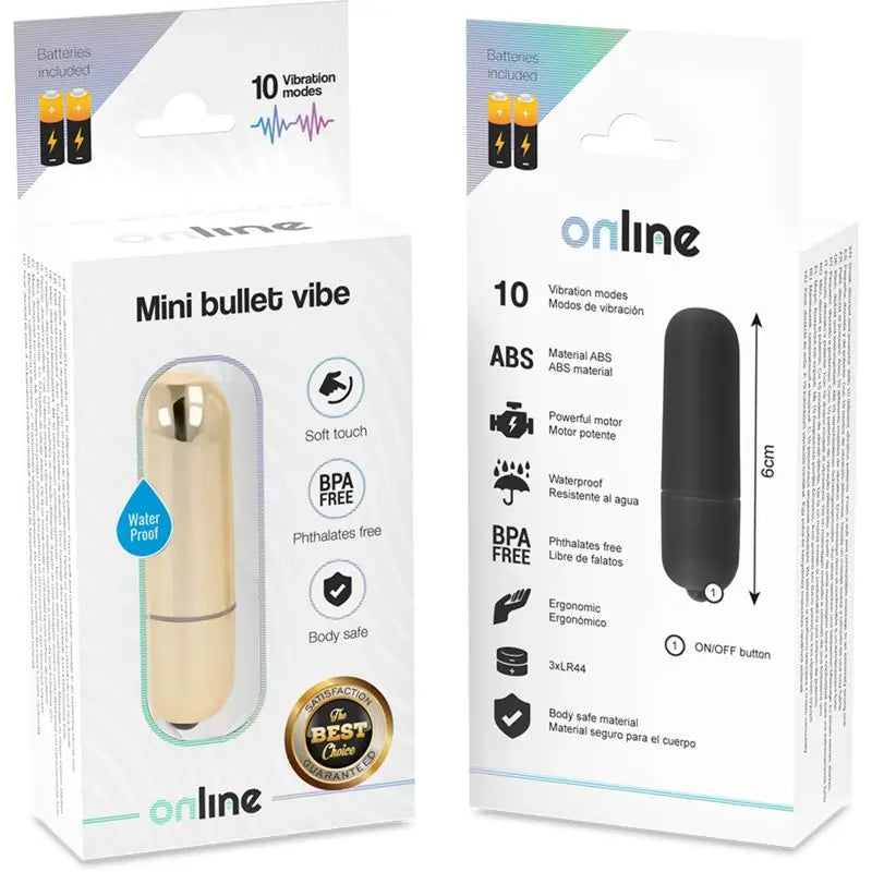 Online Mini-Vibrationskugel - Golden