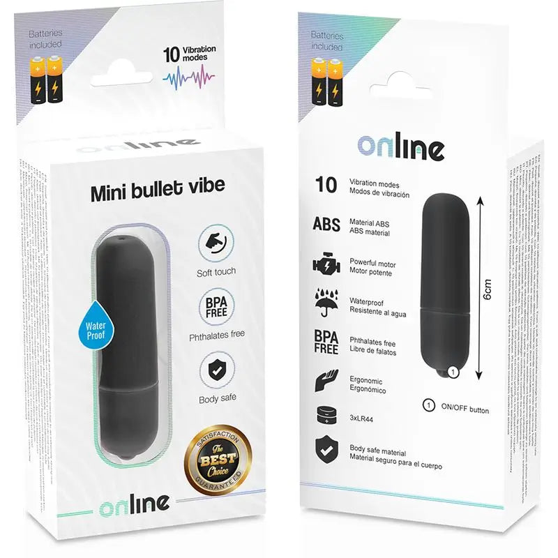Online Mini-Vibrationskugel - Schwarz