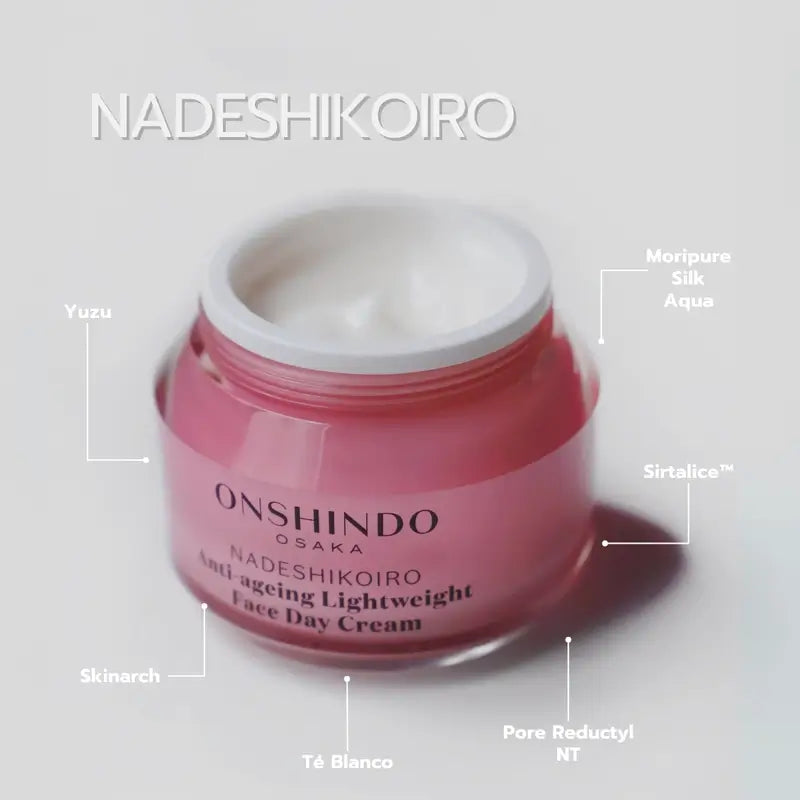 Onshindo Osaka Nadeshikoiro Anti-Aging Tagescreme für fettige Haut, 50 ml