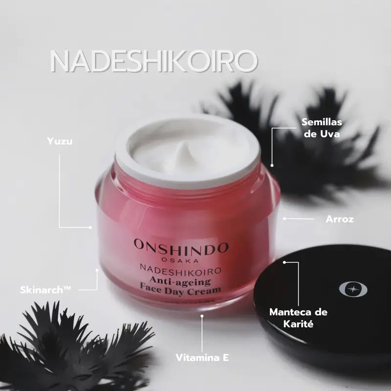 Onshindo Osaka Nadeshikoiro Anti-Aging Tagescreme für normale und Mischhaut, 50 ml