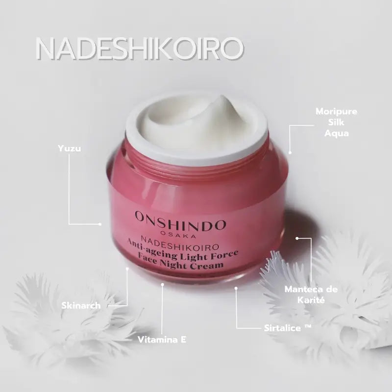 Onshindo Osaka Nadeshikoiro Anti-Aging Nachtcreme für normale und Mischhaut, 50 ml