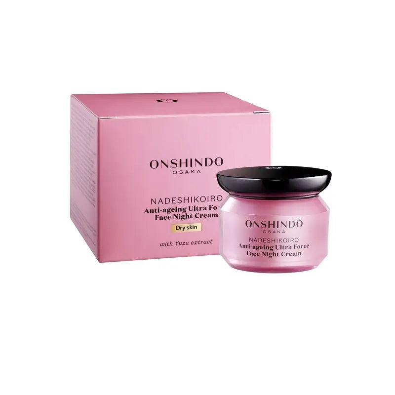 Onshindo Osaka Nadeshikoiro Anti-Aging Nachtcreme für trockene Haut, 50 ml