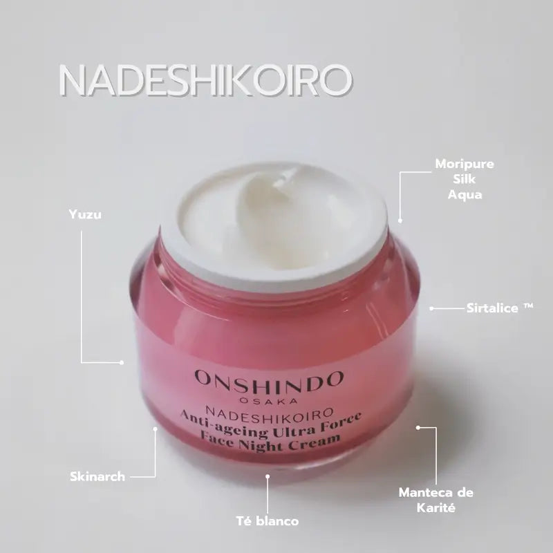 Onshindo Osaka Nadeshikoiro Anti-Aging Nachtcreme für trockene Haut, 50 ml