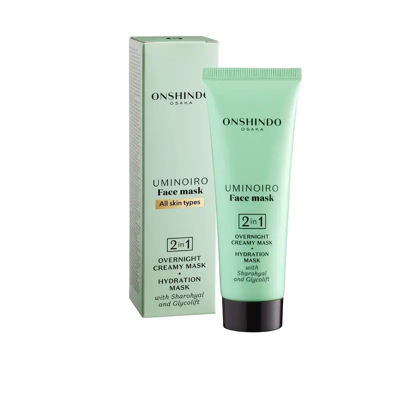 Onshindo Osaka Uminoiro Feuchtigkeitsspendende Gesichtsmaske, 75 ml