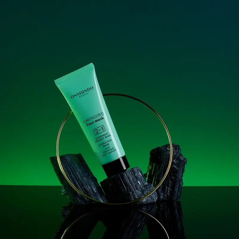 Onshindo Osaka Uminoiro Feuchtigkeitsspendende Gesichtsmaske, 75 ml