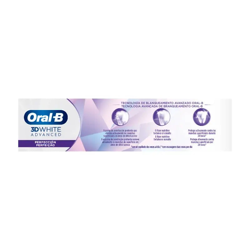 Oral-B 3D White Advanced Perfection Zahnpasta, 2x75 ml