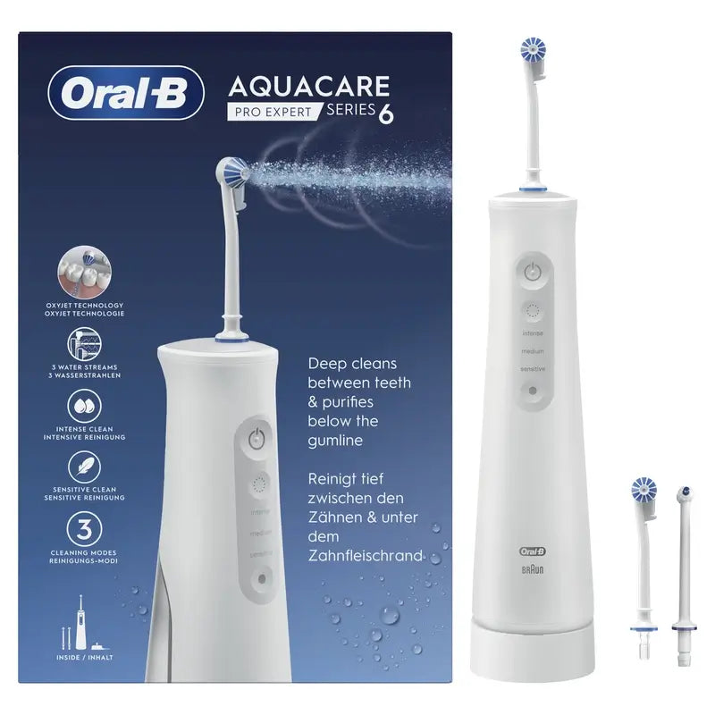 Oral-B Braun Aquacare 6 Wasserspülung mit Oxyjet-Technologie