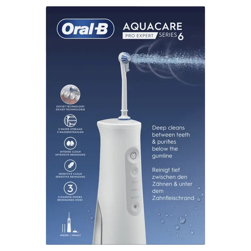 Oral-B Braun Aquacare 6 Wasserspülung mit Oxyjet-Technologie