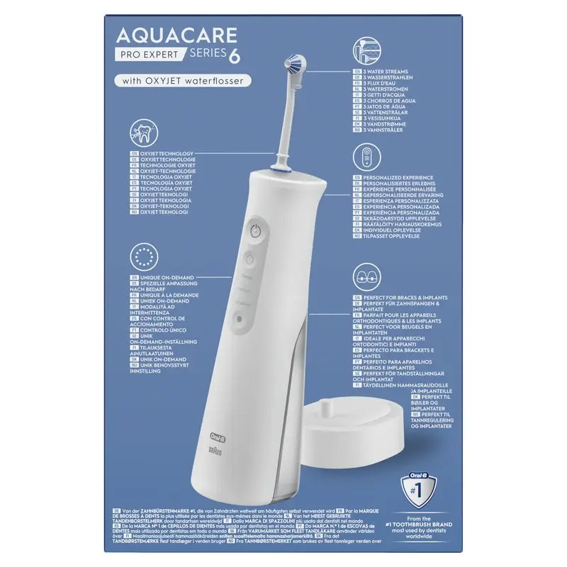 Oral-B Braun Aquacare 6 Wasserspülung mit Oxyjet-Technologie
