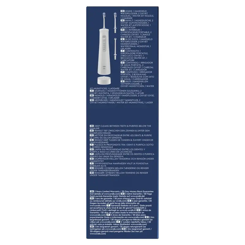 Oral-B Braun Aquacare 6 Wasserspülung mit Oxyjet-Technologie