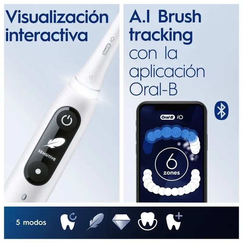 Oral-B Braun Braun Dental Center mit Irrigator & Oral-B Io6 Elektrische Zahnbürste