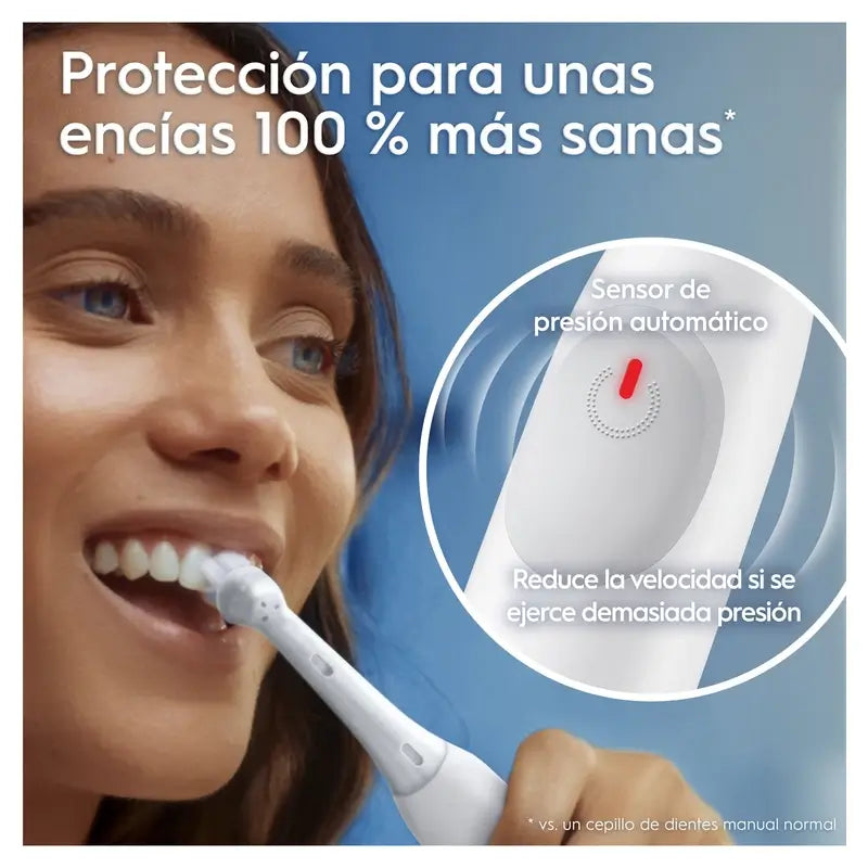 Oral B Braun Elektrische Zahnbürste Io2 Weiß, 2 Bürstenköpfe, 1 Packung