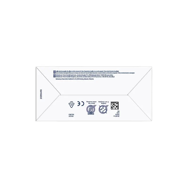 Oral B Braun Elektrische Zahnbürste Io2 Weiß, 2 Bürstenköpfe, 1 Packung