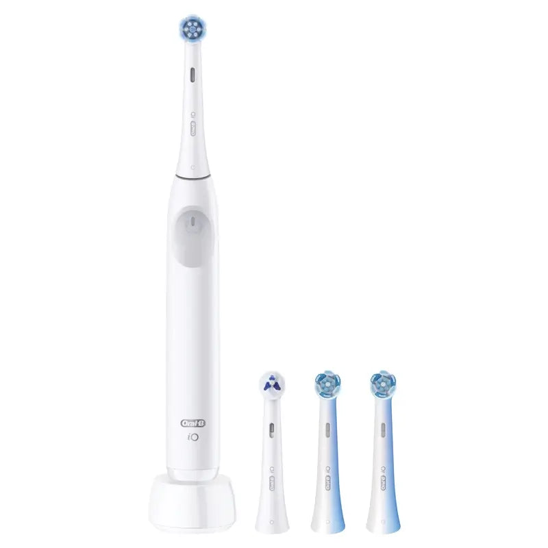 Oral B Braun Elektrische Zahnbürste Io2 Weiß, 2 Bürstenköpfe, 1 Packung